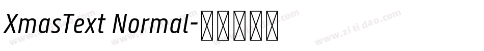 XmasText Normal字体转换